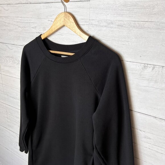 Pact Dress Womens Size Small Black Courtside Sweatshirt Organic Cotton Pockets - Picture 8 of 16